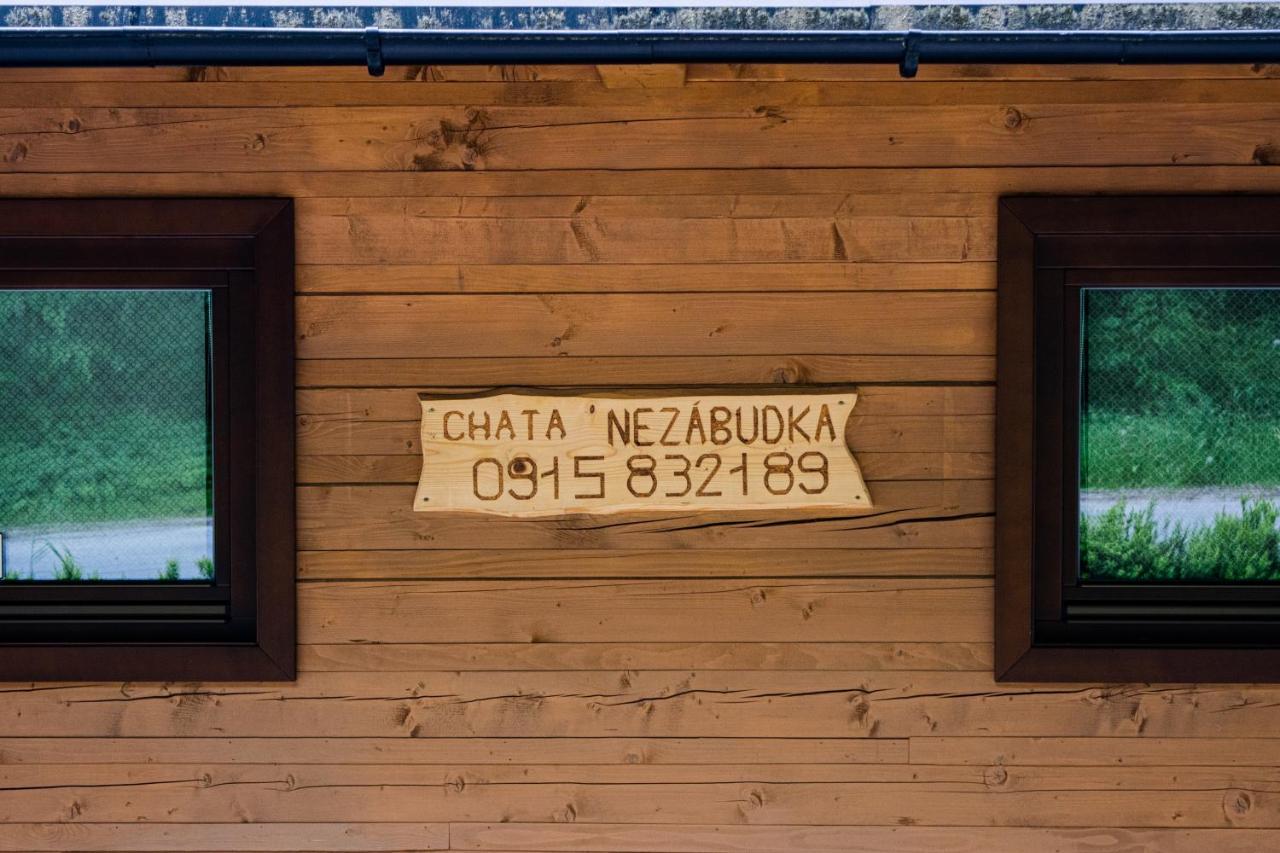 Chata Nezábudka Oscadnica Exterior foto